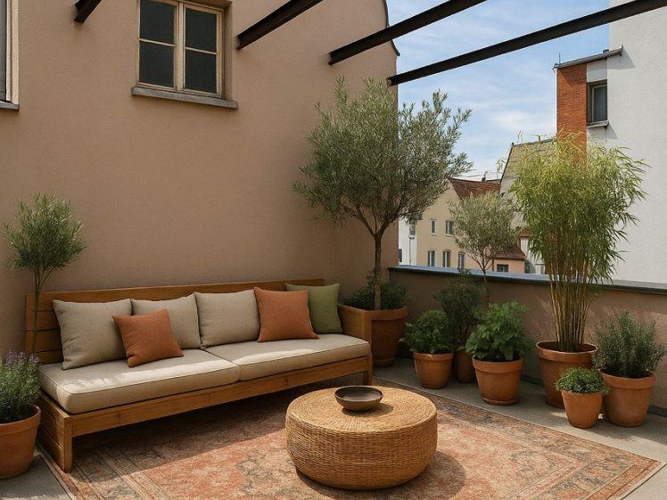 Anfragen bitte per E-mail: Frisch renovierte, moderne 2-Zimmer Terrassenwohnung in bester Innenstadtlage - Foto 1