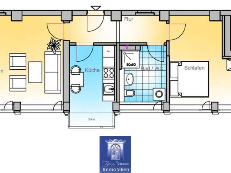 Ihr neuer Lieblingsplatz in 1 A-Lage mit Fußbodenheizung und Erker am Großen Garten! - Foto 1