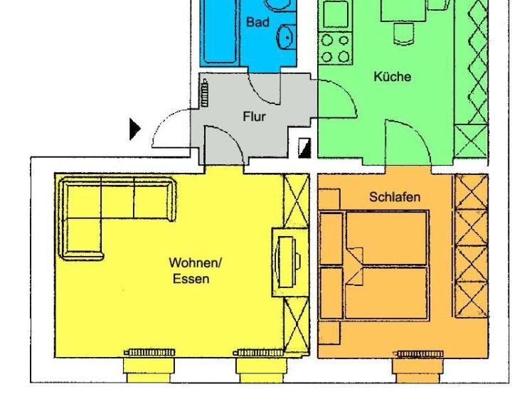 Gemütliche Wohnung mit großer Küche sowie Tageslichtbad mit Wanne! - Photo 1