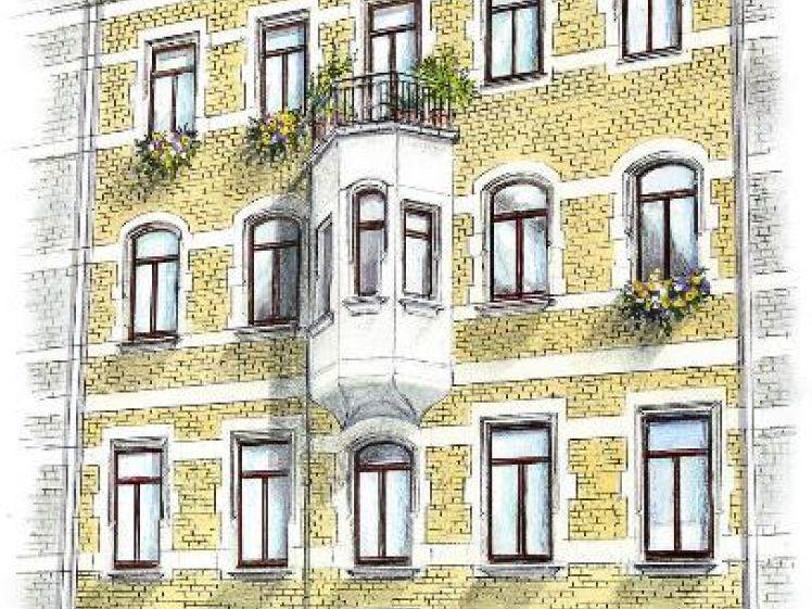 Schumannstr. 17, Wohnung 03 ~~~ Einbauküche, großer Balkon, Bad mit Wanne, Keller - Photo 1