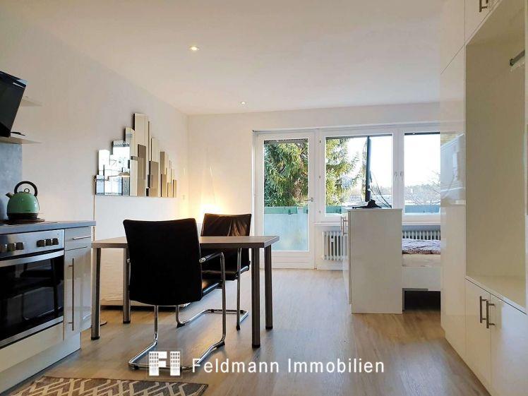 Chic möbliertes Single-Apartment mit Balkon, in Neuried bei München. - Foto 1