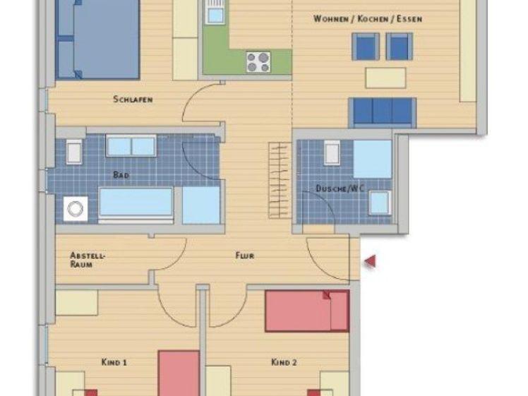 Attraktiver Wohntraum mit Balkon, moderner EBK, zwei Bädern und Fußbodenheizung! - Photo 1