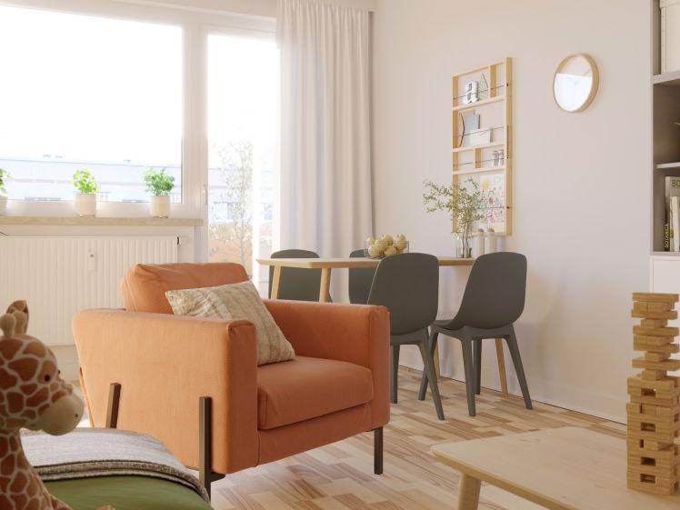 Alles frisch hergerichtet- Dreiraumwohnung mit Balkon! - Photo 1