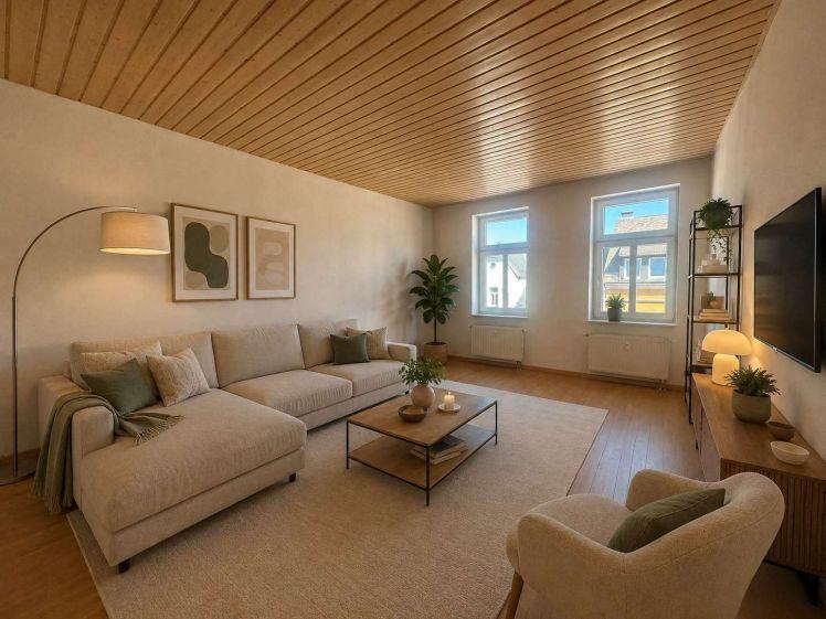 Exklusive 2-Zimmer-Dachgeschosswohnung in Chemnitz: Balkonzugang vom Schlafzimmer, separate Küche, Dachboden-Option - Foto 1
