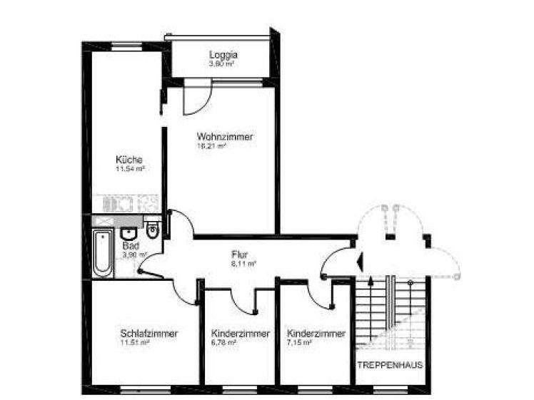 Familienfreundliche Wohnung in Lichtenhagen - Foto 1