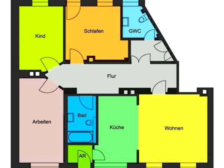 Ihre perfekte Familienwohnung mit Balkon und Blick ins Grüne in sehr schöner Lage! - Foto 1