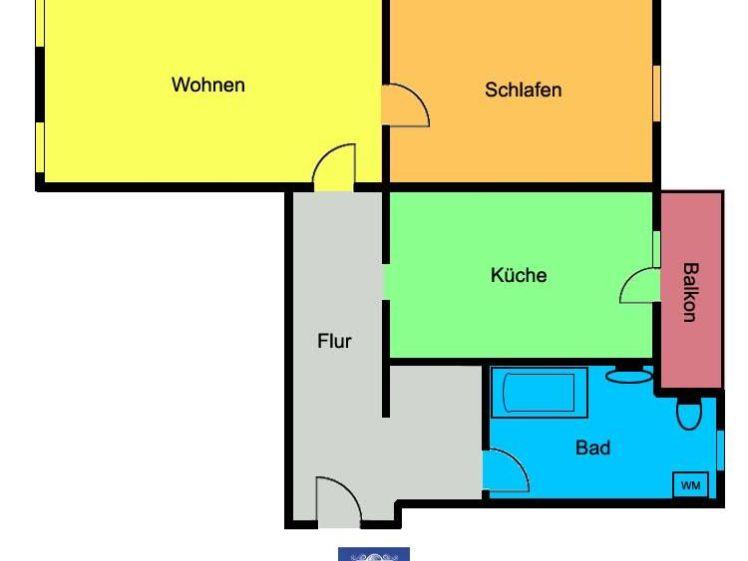 Helle großzügige Wohnung mit Balkon und Tageslichtbad mit Wanne! - Foto 1