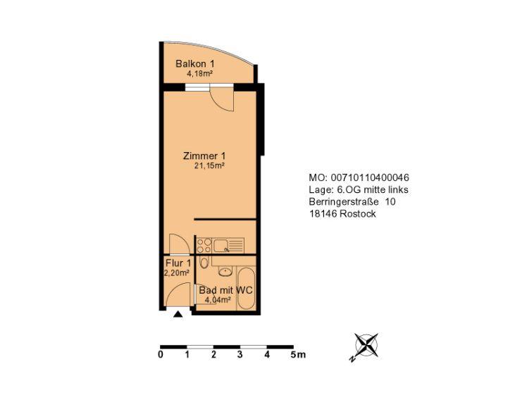 Renovierte 1- Zimmer Wohnung - perfekt für Studenten & Azubis - Photo 1