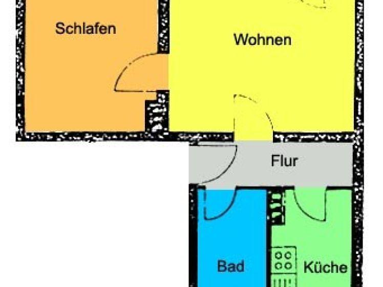 Gemütliche Wohnung mit Loggia! Tageslichtbad! - Foto 1