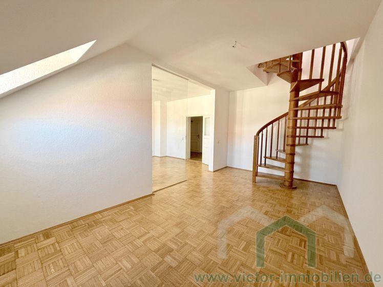 ** DG-Maisonette-Whg. mit Einbauküche und Balkon im Waldstraßenviertel ** - Photo 1