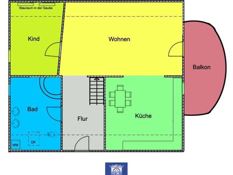 Traumhafte Galeriewohnung mit großem Balkon und EBK in grüner ruhiger Lage! - Foto 1