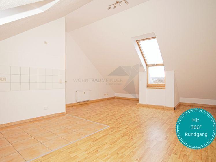 Romantische 2 Raum DG-Wohnung mit Aufzug, Tageslichtbad und tollem Wohn-Koch-Essbereich - Foto 1