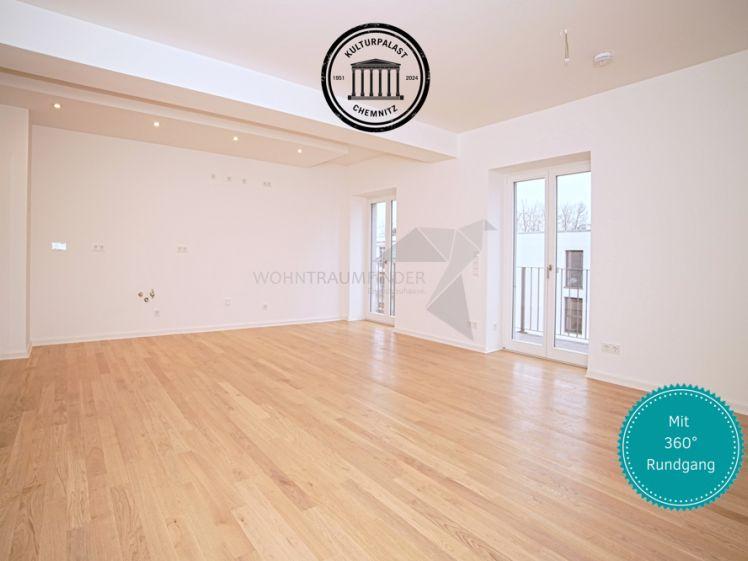 Helle, großzügige 3 Zimmer Wohnung im Kulturpalast Rabenstein - Tageslichtbad, Balkon, TG-Stellplatz - Foto 1