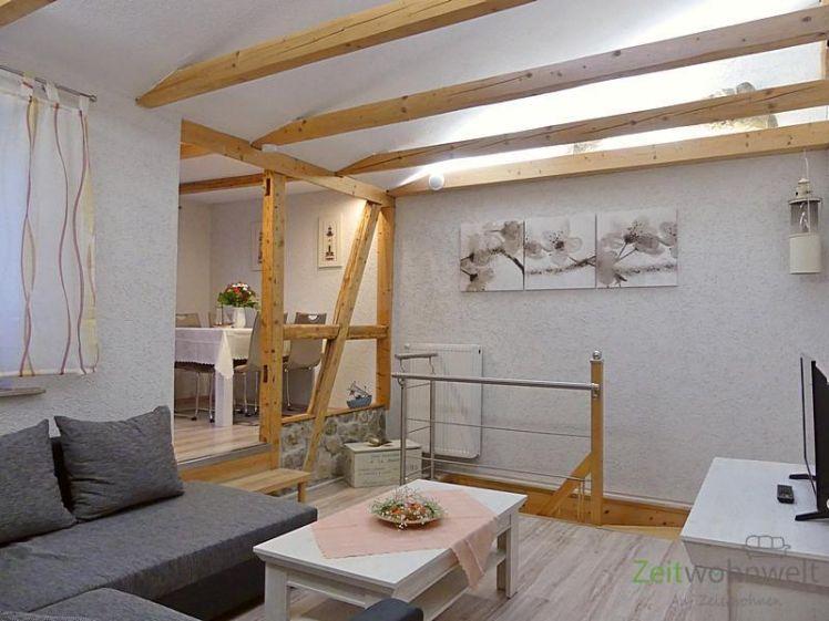 (EF0446_M) Erfurt: Gispersleben, neu möblierte Wohnung über 2 Etagen, ruhige Lage, Dachbalkon, 2x Bad/WC, WLAN inklusive - Foto 1