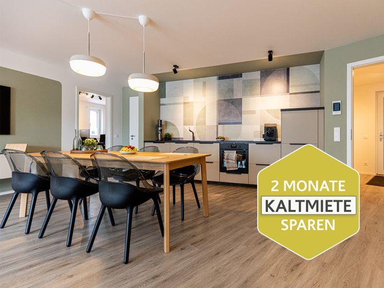 JETZT 2 KALMIETEN SPAREN | Balkon-Wohnung | 40 m² offener Wohnbereich & EBK | Dusche | HWR | TG - Photo 1