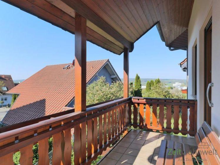 (EF1380_M) Fulda: Hünfeld, möbliertes Nebengebäude mit sep. Eingang, Marmorböden, Fußbodenheizung, Balkon, Service - Foto 1