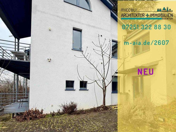 Teilmöbliertes SINGLE-Wohnen in ruhiger Aussichtslage Bruchsals - auch längerfristig (bis 3 Jahre) - Foto 1