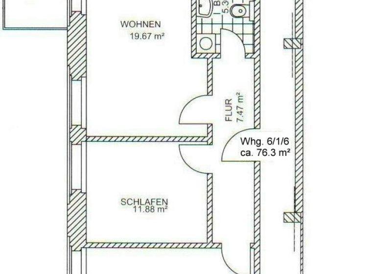 Große 3-Zimmerwohnung mit Blick ins Grüne - Photo 1