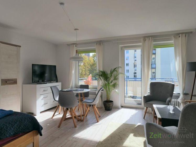 (EF1163_M) Kassel-Stadt: West, hübsches möbliertes Apartment mit Service, Balkon und PKW-Stellplatz - Foto 1