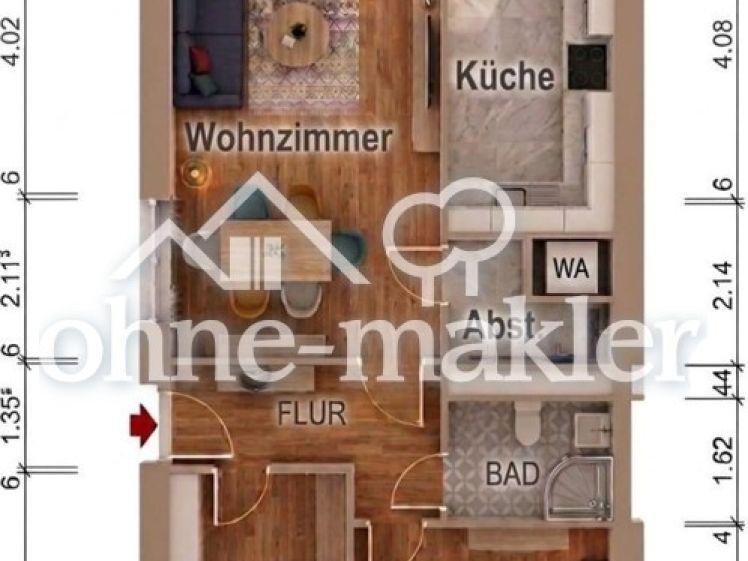 3 Zimmerwohnung, Erstbezug nach Sanierung - Photo 1