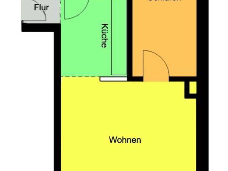 Gepflegte und heimelige Wohnung! Tageslichtbad mit Wanne! - Photo 1