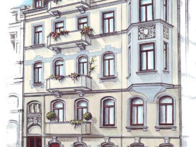 Krausenstr. 20, Wohnung 8 ~~~ Dachgeschoss, Balkon, Bad mit Wanne und Dusche, Keller - Photo 1