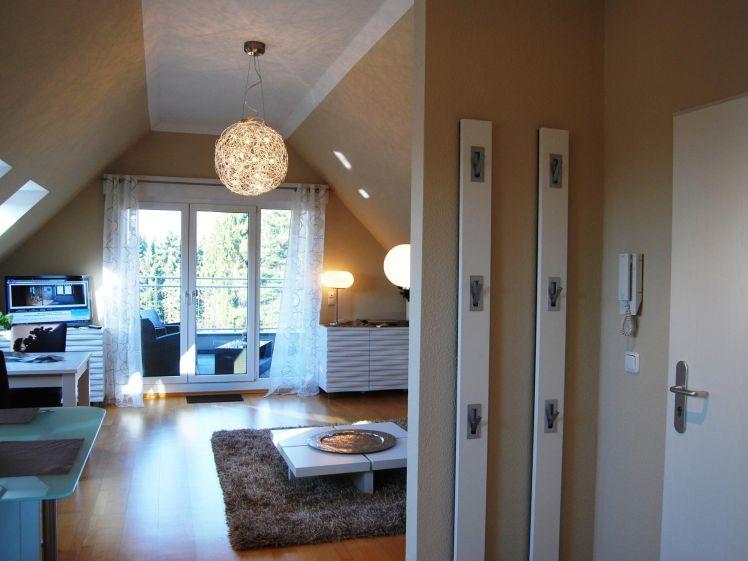 Möbl. Luxus-Penthousewohnung m. 20 qm Südloggia, Tiefgarage (Miete einschl. aller NK!) - Foto 1
