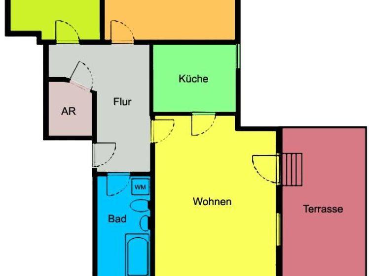 Optimal geschnittene Wohnung mit schöner Terrasse in grüner und ruhiger Lage! - Photo 1