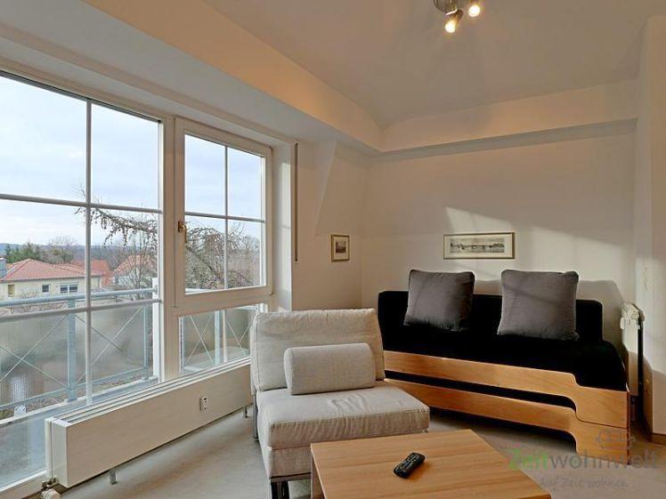 (EF0588_M) Dresden: Coschütz/Gittersee, kleine möblierte Dachwohnung mit Balkon und weitem Ausblick, Service inklusive - Photo 1