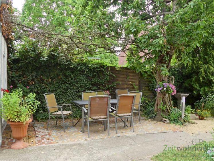 (EF0476_M) Dresden: Radebeul, kleines möbliertes Häuschen, Sitzecke im Garten, für Wochenendheimfahrer - Foto 1