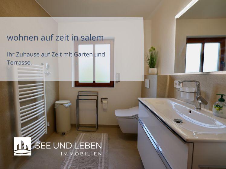 Möblierte Erdgeschosswohnung in Salem auf Zeit – 105 m², zwei Terrassen und Tiefgaragenstellplatz - Foto 1