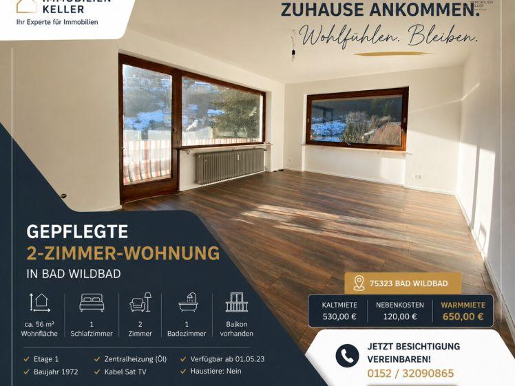 Ruhige Renovierte 2 Zimmer Wohnung - Photo 1
