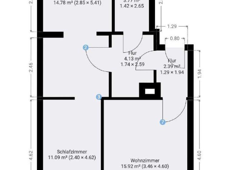 Sanierte 2-Raum Wohnung mit Garten - Photo 1