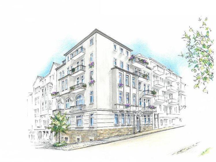Leißnerstr. 26, Wohnung 3 ~~~ Einbauküche, Maisonette, Balkon, Bad mit Wanne und Dusche, Gäste-WC, Abstellraum, Keller - Photo 1