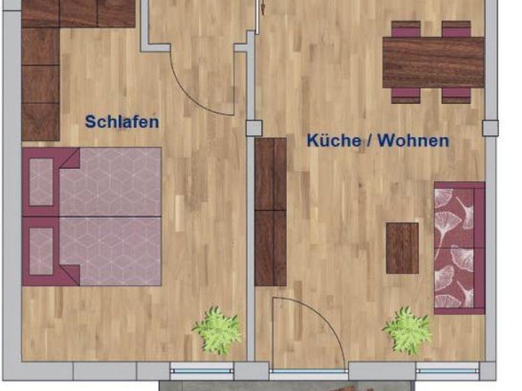 Wohlfühlwohnung mit Balkon und moderner Ausstattung im Erstbezug! Rollstuhlgerecht! - Photo 1