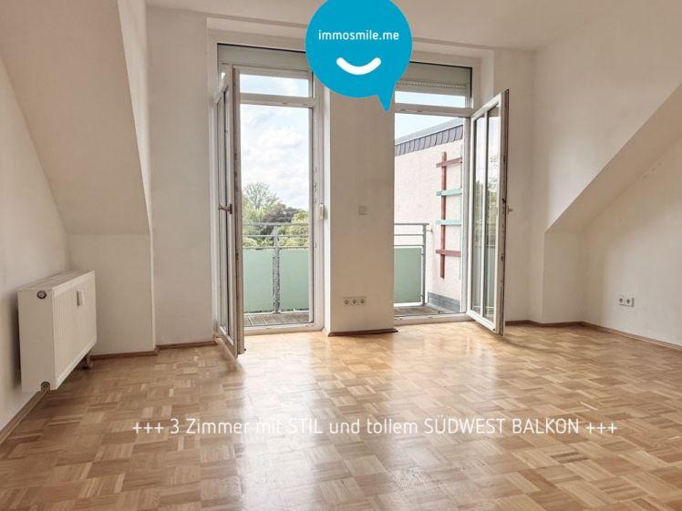 Kaßberg • 3 Zimmer • Balkon • Parkett • Bad mit Wanne • Aufzug • Dachgeschoss-Flair • Anschauen !? - Photo 1