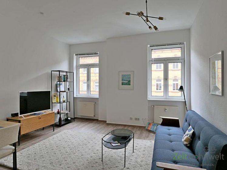 (EF0887_M) Erfurt: Johannesvorstadt, zentrumsnahe, neu möblierte Wohnung im coolen Retro-Style der 70er Jahre - Foto 1