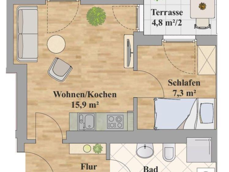 Exklusive Wohnung mit Einbauküche! - Photo 1