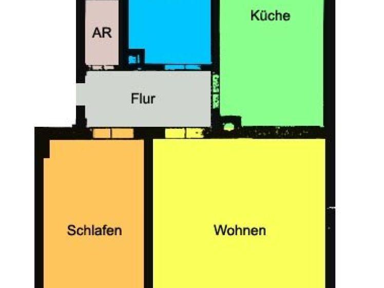 Bemerkenswerte Wohnung in ruhiger Seitenstraße! - Foto 1