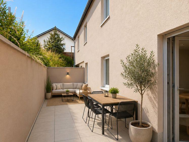 Hochwertige Erdgeschosswohnung mit 3 Zimmern und zwei Terrassen - Foto 1
