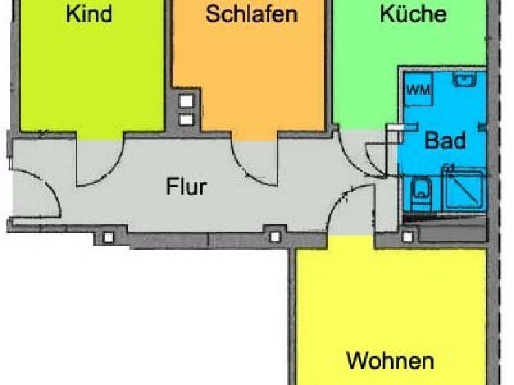 Sehenswerte Dachgeschosswohnung mit Balkon! - Foto 1