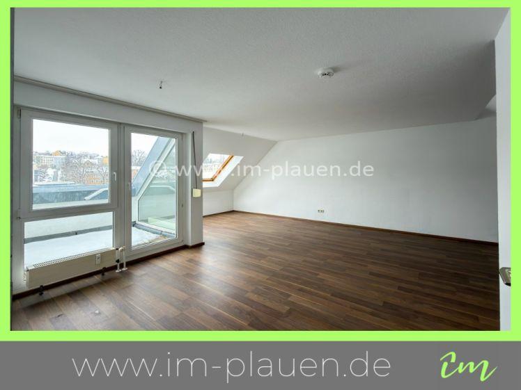 Maisonette mit Aussicht: 3-Zimmer-Wohnung mit Balkon & TG-Stellplatz im Zentrum von Auerbach - Photo 1