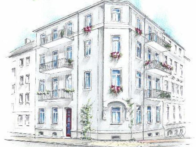 Leißnerstr. 28, Wohnung 5 ~~~ Einbauküche, Balkon, Tageslichtbad mit Wanne und Dusche, Abstellfläche im Spitzboden - Photo 1