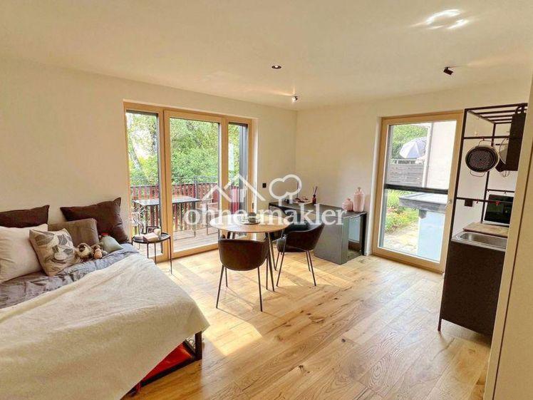 1-Zimmer-WHG komplett ausgestattet, 1-room APP comfortably furnished, Munich Westpark, Metro U6 - Foto 1