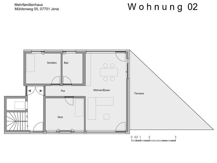 Moderne 3-Raum Wohnung in Jena-Cospeda - Photo 1