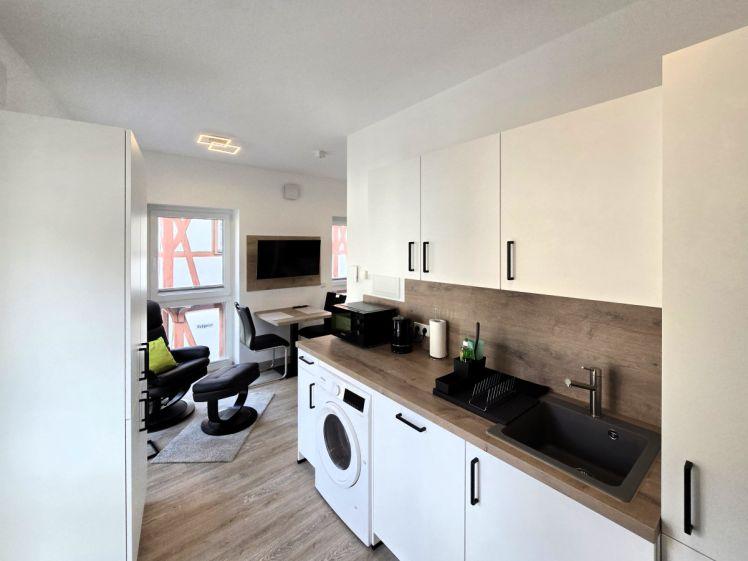 Neues Single-Apartment ab 01.03. voll ausgestattet in Innenstadtlage Obernburg - Foto 1