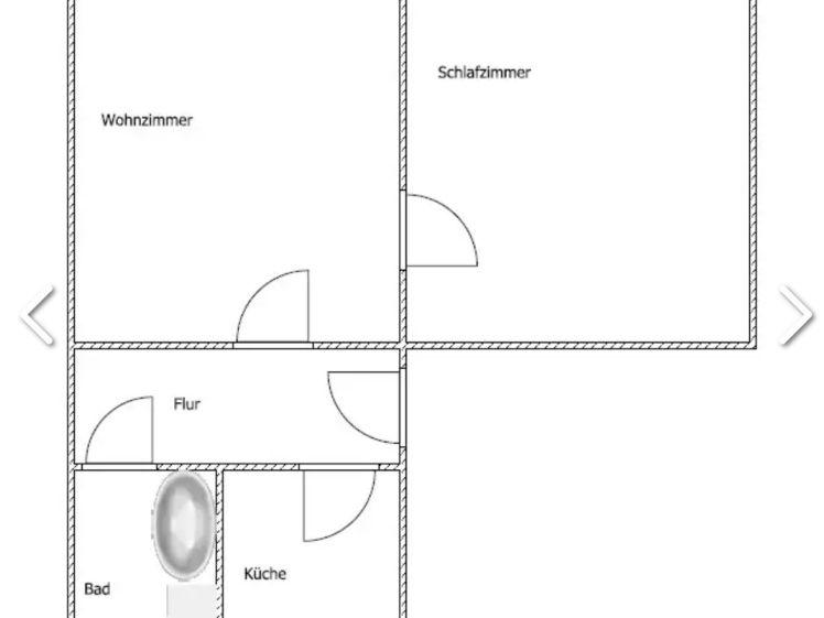 frisch renovierte 2 Raum Whg in Chemnitz Gablenz - Photo 1