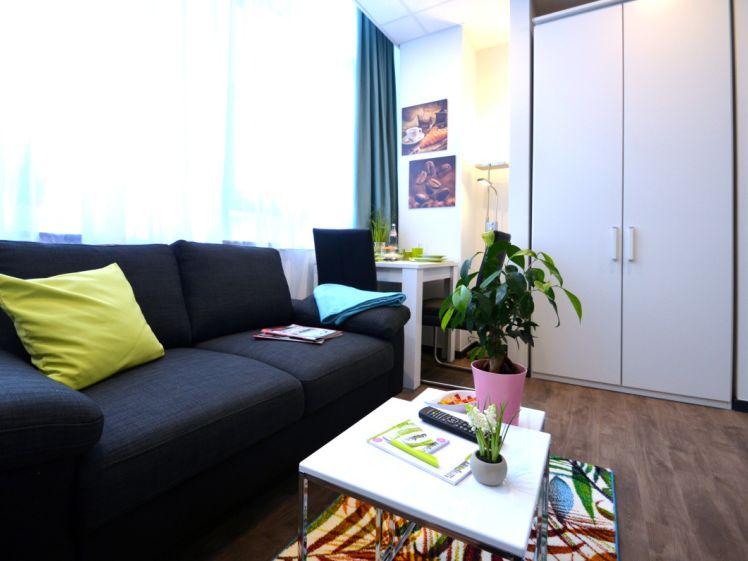 ab 01.09. freies1-Zimmer-Apartment, möbliert & ausgestattet, zentral in Offenbach - Photo 1