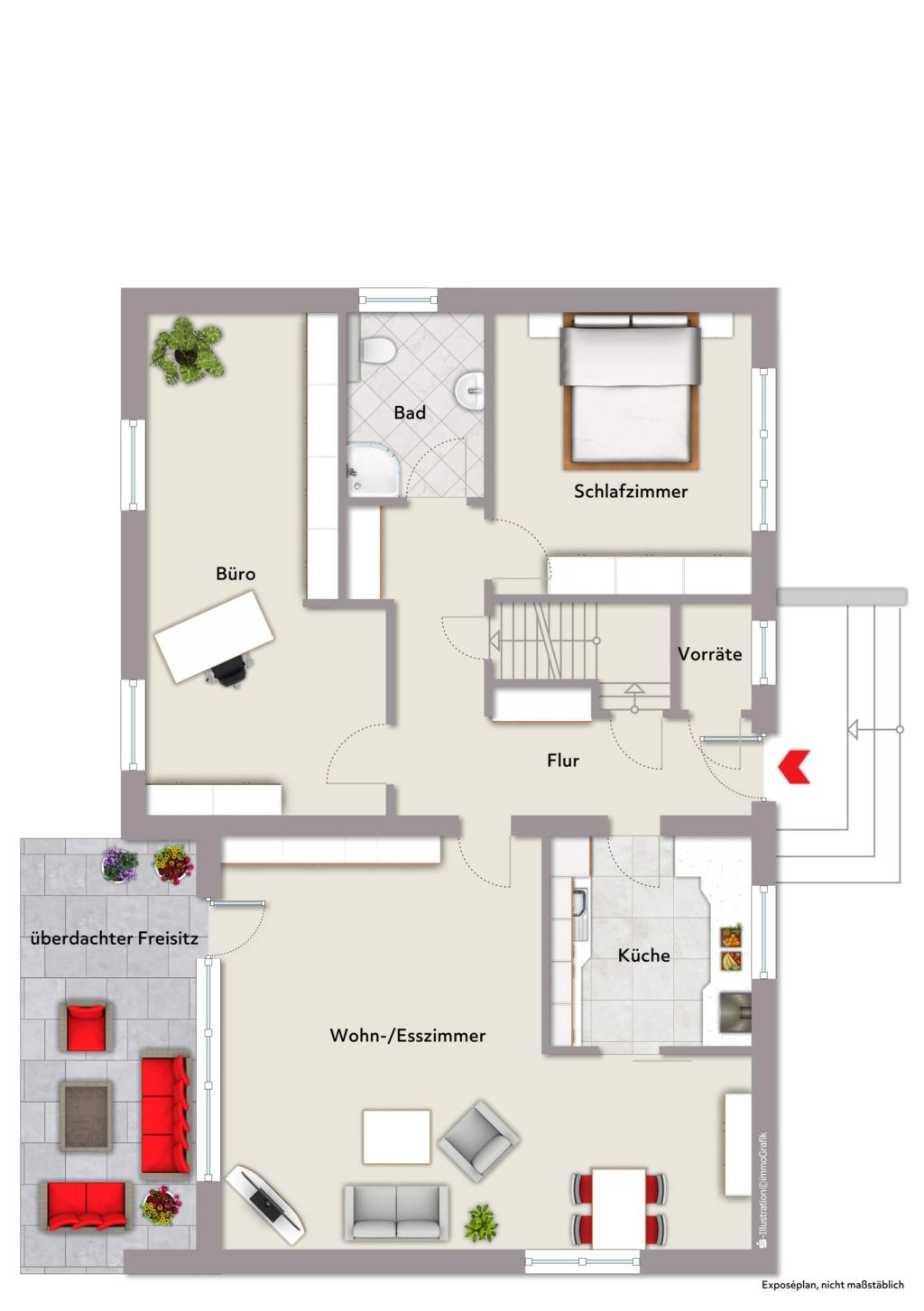 Grundriss Erdgeschoss