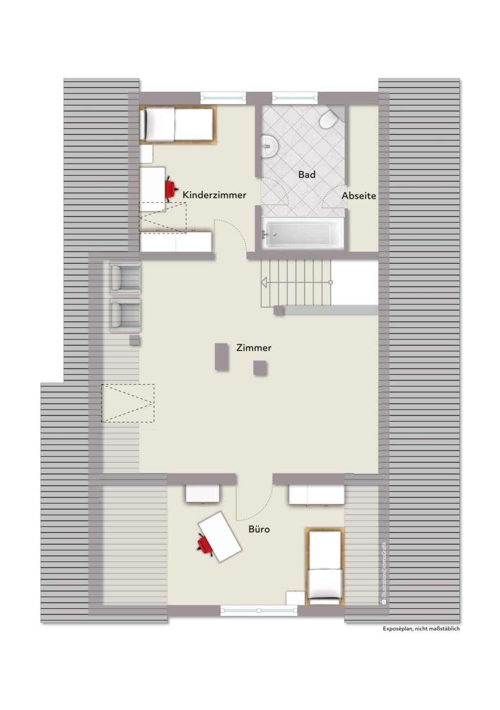 Grundriss Obergeschoss